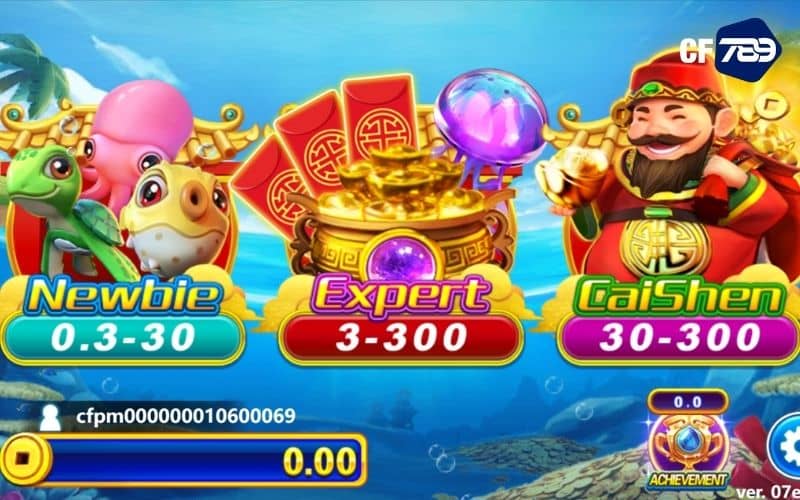 Các sảnh trong bắn cá Cai Shen Fishing Các sảnh trong bắn cá Cai Shen Fishing