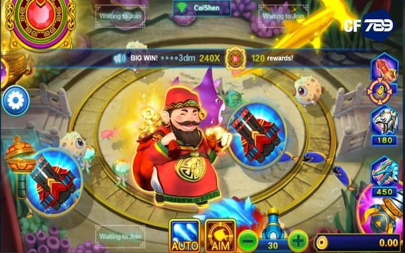 Giao diện bắn cá Cai Shen Fishing Giao diện bắn cá Cai Shen Fishing