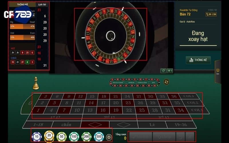Giao diện được thiết kế giống với casino truyền thống Giao diện được thiết kế giống với casino truyền thống