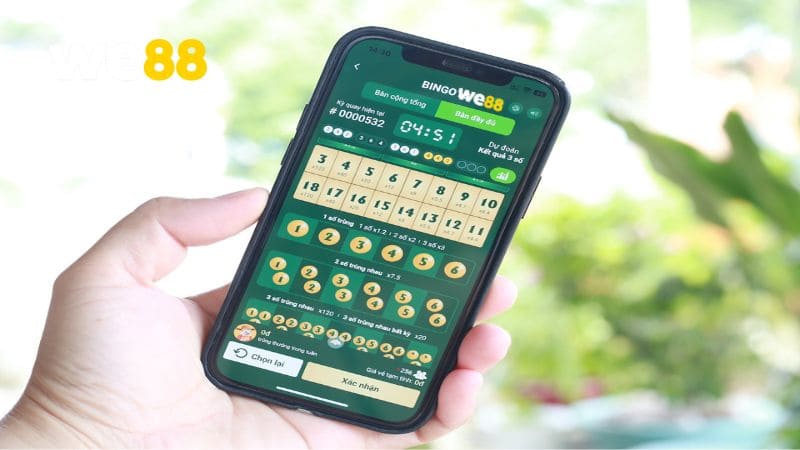 Luật chơi xổ số Bingo tại WE88