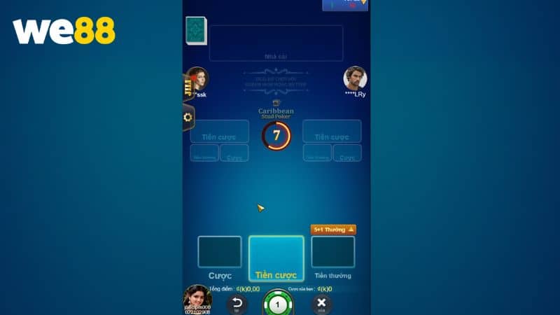 Các bước tham gia chơi bài Poker online tại WE88