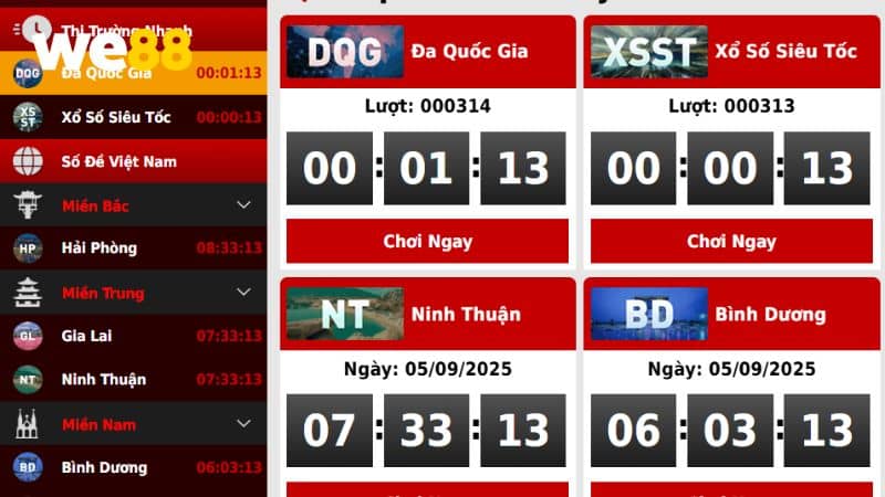 Các hình thức xổ số được yêu thích