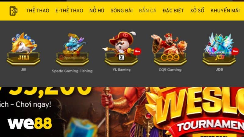 Các sảnh chơi bắn cá