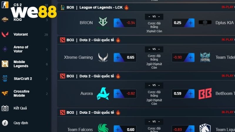 Những tựa game esport được yêu thích